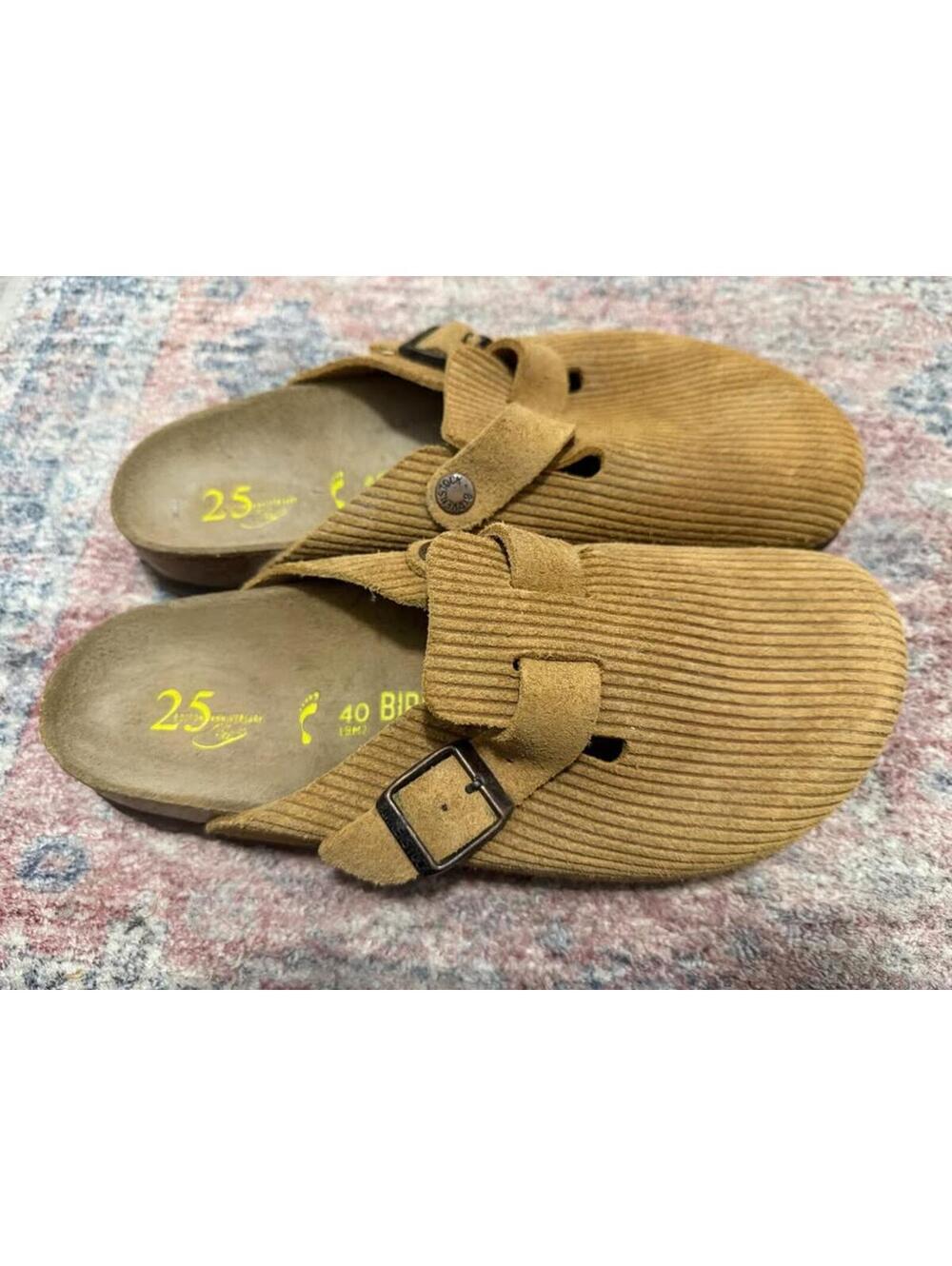 Birkenstock Corduroy Clogs size 40